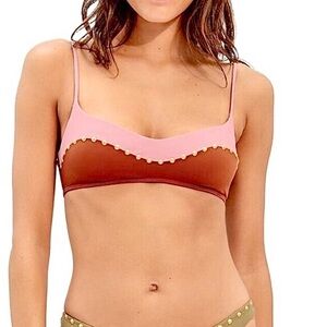 VIX Laila Color-Block Bralette Top